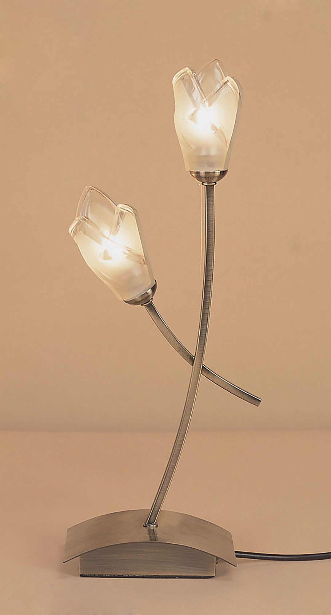 Pietra Antique Brass Table Lamps Mantra Armed Table Lamps